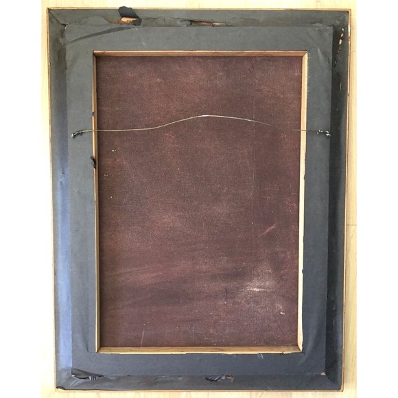 Cusco Peru Painting Archangel Warrior Acabucero Antique Art Oil on Canvas Framed - Picture 8 of 9